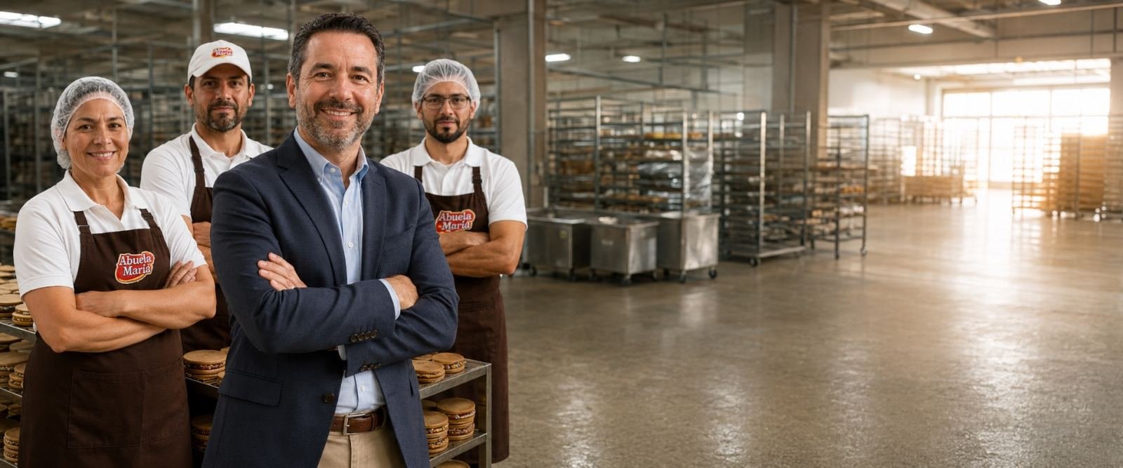 equipo en la fábrica de El Bosque